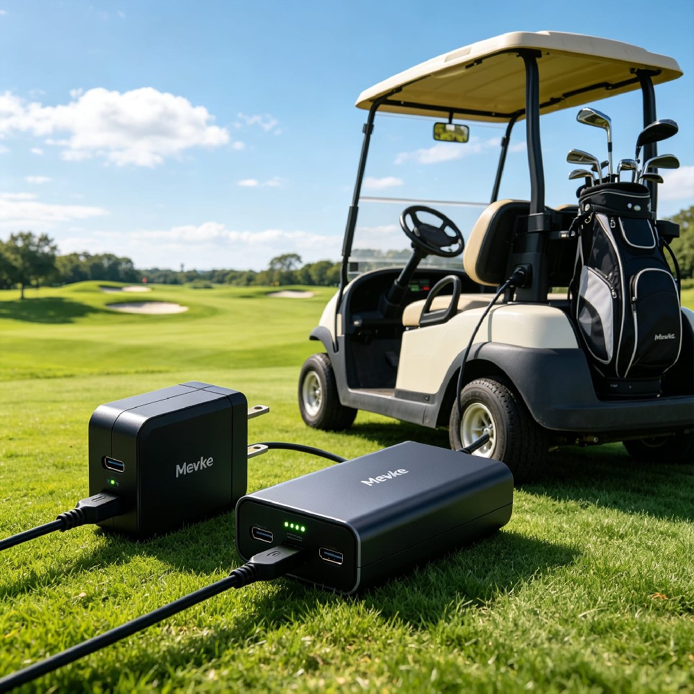 Powering Premium Golf Fleets: Mevke’s Custom Charging Solution for 48V LiFePO₄ Golf Cart Upgrades