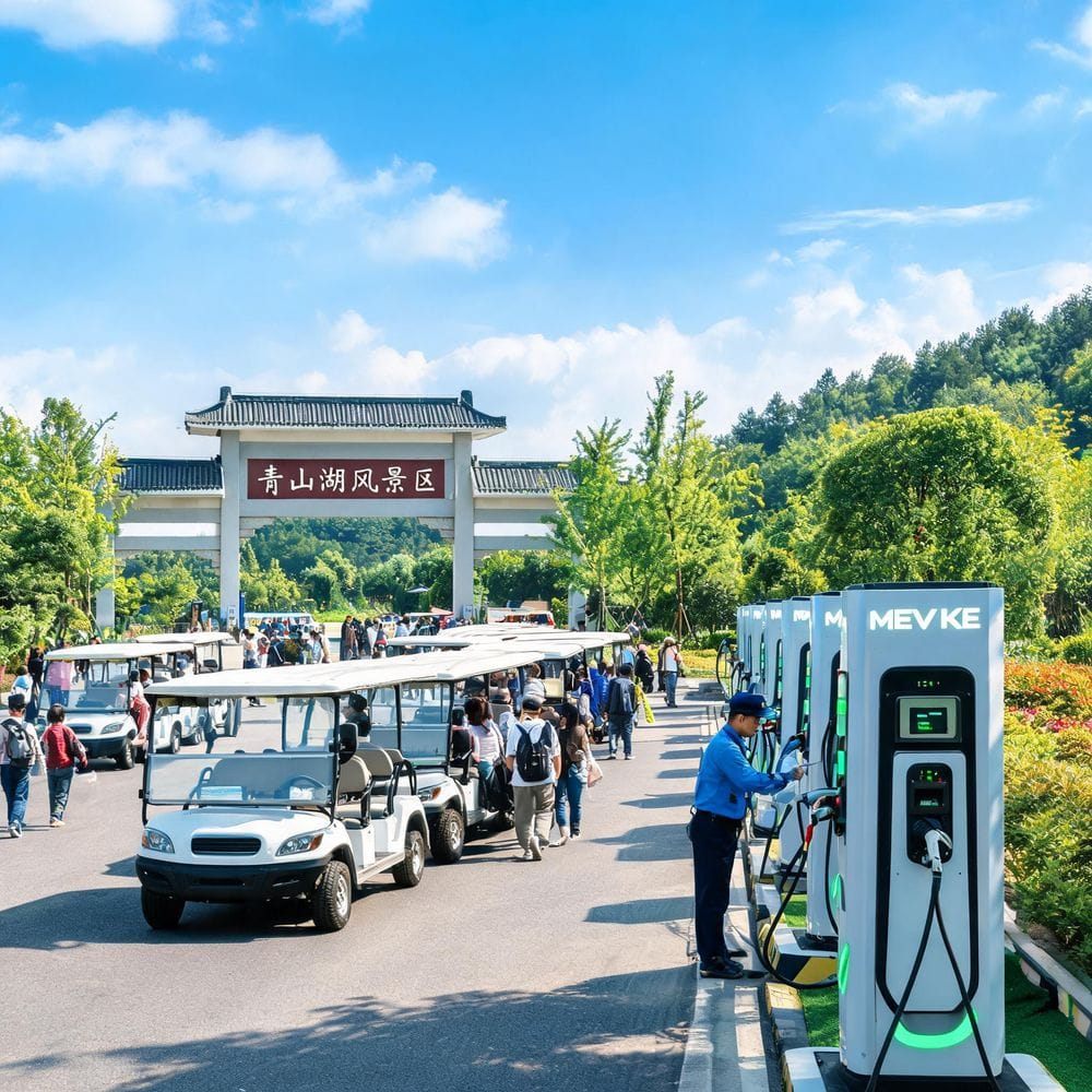 景区观光车队降本增效：MEVKE 大功率充电器缩短周转时间